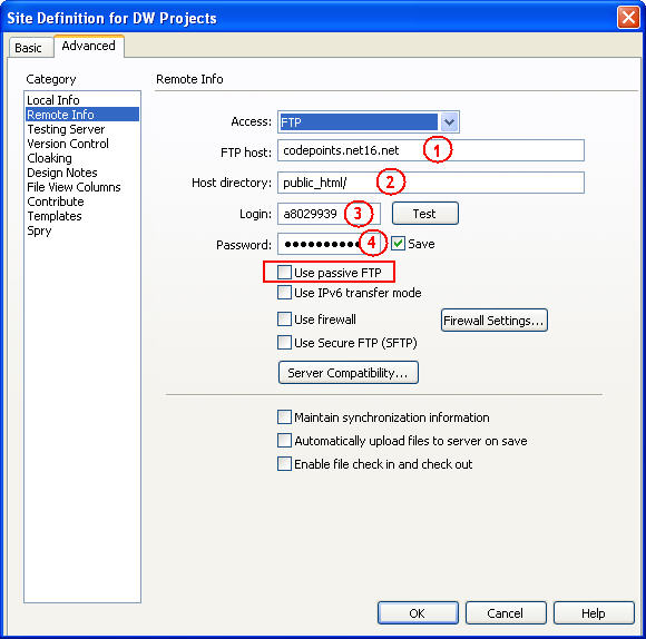 Dreamweaver Cs4 Ftp